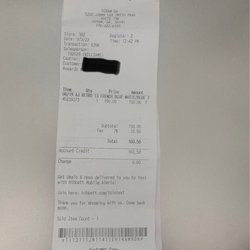 Hibbett Sports - Receipt
