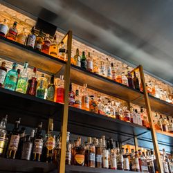 The Distance Social - Lots of spirits and whiskeys to choose from!