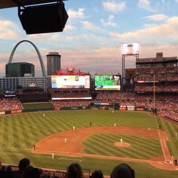 Busch Stadium - Great view of the Arch from the red birds club - Stadiums & Arenas Near Me - Saint Louis, Missouri