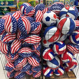 a basket full of patriotic balls a basket full of patriotic balls