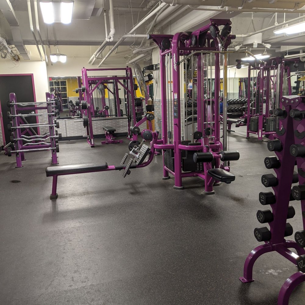 Second floor cable tower/free weights area Second floor cable tower/free weights area