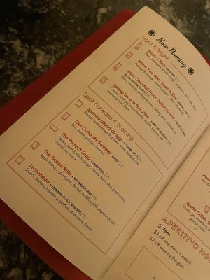 Menu photo 2 The Red Room Fresno, CA