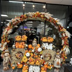 Treeations - Fall window display