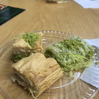 Hala Coffee & Hookah-sweets - a plate of food on a table - Hookah Bars Near Me - El Paso, Texas Hala Coffee & Hookah-sweets - a plate of food on a table - Hookah Bars Near Me - El Paso, Texas