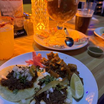 Temple Bar Urban Eats - Birria tacos w/ chorizo and potatoes - Bars Near Me - West Covina, California Temple Bar Urban Eats - Birria tacos w/ chorizo and potatoes - Bars Near Me - West Covina, California