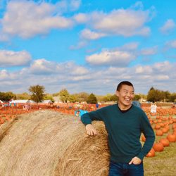 The Flower Mound Pumpkin Patch - Clearly filter applied to pic but the orange really pops