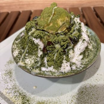 Sunny Tea Studio - Matcha Shaved Ice - Shaved Ice Near Me - Fullerton, California