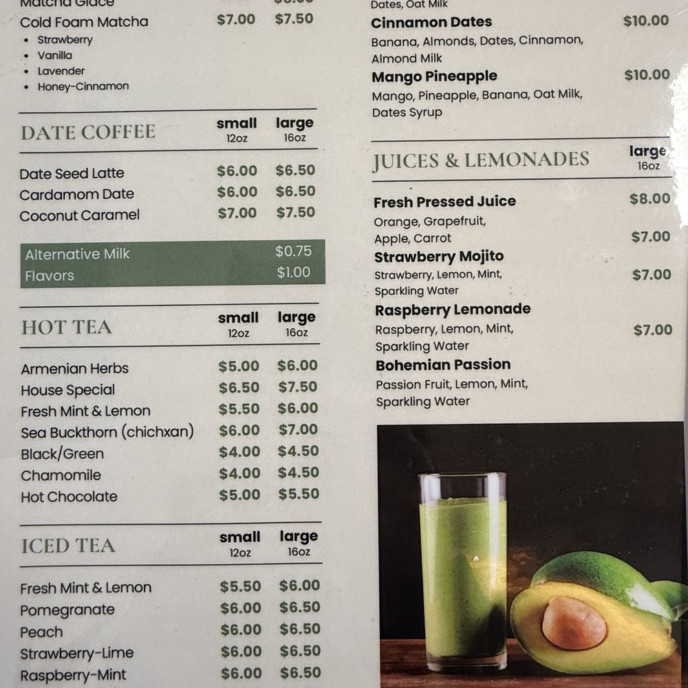 Bohemian House - Menu - Coffee & Tea Near Me - Glendale, California Bohemian House - Menu - Coffee & Tea Near Me - Glendale, California