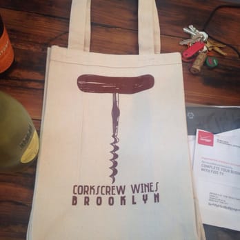 Corkscrew Wines - Great Tote! Holds a lot of heavy stuff! - Beer, Wine & Spirits Near Me - Brooklyn, New York