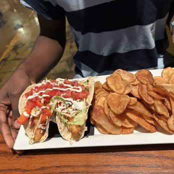 Nama Sushi Bar - Cedar Bluff - Shrimp tacos w/ chips - Sushi Bars Near Me - Knoxville, Tennessee