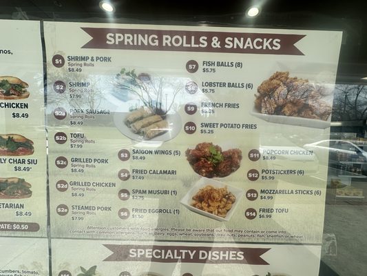 Menu photo 5 Saigon Corner Sacramento, CA