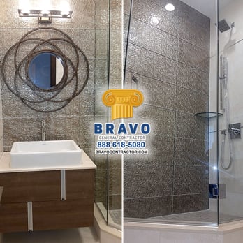 Bravo General Contractor - a shower and sink in a bathroom - General Contractors Near Me - White Plains, New York Bravo General Contractor - a shower and sink in a bathroom - General Contractors Near Me - White Plains, New York