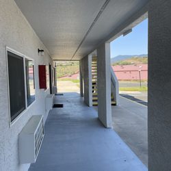 Motel 6 - Hill side views.