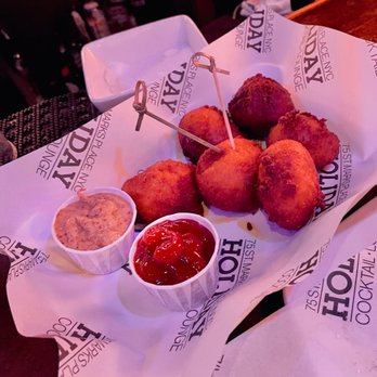 Holiday Cocktail Lounge - Wagyu Corn Dog Bites - Cocktail Bars Near Me - New York, New York