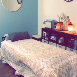 Tranquil massage treatment room #myojuv #massage
