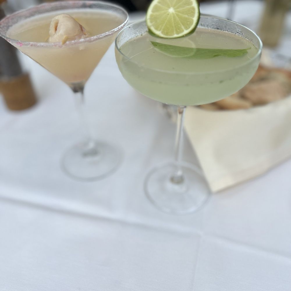 Bari Ristorante - Lychee martini and their Gin Mojito drink - Italian Near Me - Houston, Texas Bari Ristorante - Lychee martini and their Gin Mojito drink - Italian Near Me - Houston, Texas