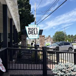 Nuse's Deli - Front sign