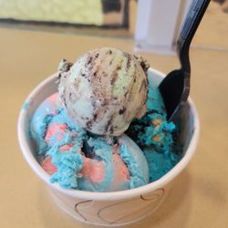 Sweet Nel's - Ice cream: cotton candy, cookie monsters, and a baby scoop of mint cookie crunch
