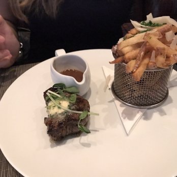 One Restaurant - Steak frites, with additional truffle frites.  Get the truffle frites! - Canadian (New) Near Me - Toronto, Ontario
