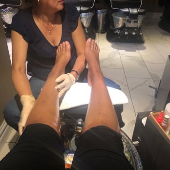 E Nails and Spa - Hot Stone Pedicure - Nail Salons Near Me - Suffolk, Virginia