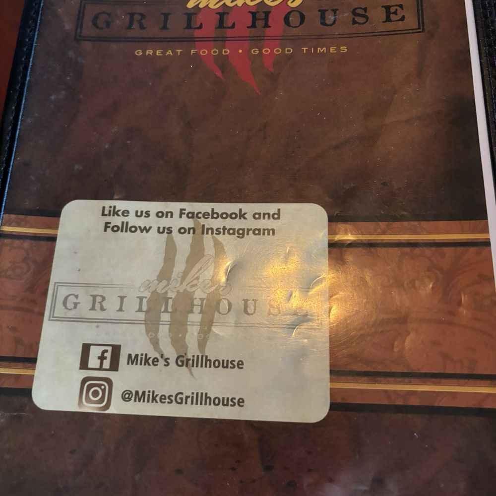 Mike's Grillhouse - Menu Cover - American Near Me - Modesto, California Mike's Grillhouse - Menu Cover - American Near Me - Modesto, California