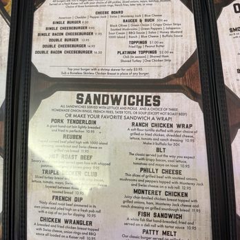 Chances 'R' - Middle part of menu - American Near Me - Laurie, Missouri Chances 'R' - Middle part of menu - American Near Me - Laurie, Missouri