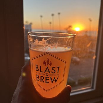 Blast & Brew - Peach wheat beer and sunset!! - New American Near Me - Pismo Beach, California Blast & Brew - Peach wheat beer and sunset!! - New American Near Me - Pismo Beach, California