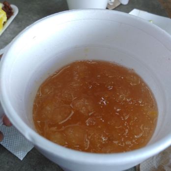 El Ranchero Taco Shop - Mango raspado with real chamoy - Mexican Near Me - Chula Vista, California