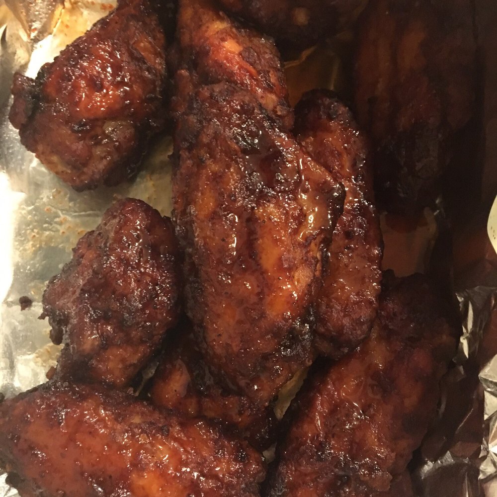 Naples Pizza - Honey chipotle wings after I put a new sauce on them and tried to cook them up more. Nothing special at all. - Pizza Near Me - Farmington, Connecticut Naples Pizza - Honey chipotle wings after I put a new sauce on them and tried to cook them up more. Nothing special at all. - Pizza Near Me - Farmington, Connecticut