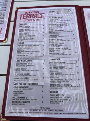 Menu photo 4 Downtown Terrace Las Vegas, NV