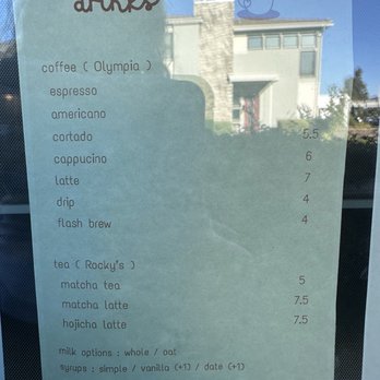 Pastry Cat - Drink menu - Bakeries Near Me - Sacramento, California