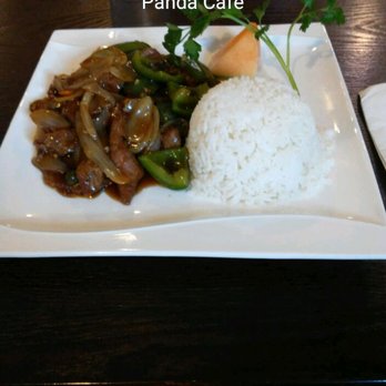 Panda Cafe - a plate of food with rice and vegetables - Chinese Near Me - Williamston, South Carolina