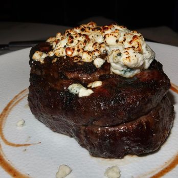 EDGE Restaurant and Bar - The 14 oz Bison Ribeye had a sweet undertone and was incredibly tender. The Bleu Cheese topping took the ribeye to the next level. - Steakhouses Near Me - Denver, Colorado EDGE Restaurant and Bar - The 14 oz Bison Ribeye had a sweet undertone and was incredibly tender. The Bleu Cheese topping took the ribeye to the next level. - Steakhouses Near Me - Denver, Colorado