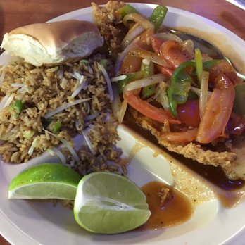 Mannie's Seafood - Fish ranchero - Seafood Near Me - Houston, Texas