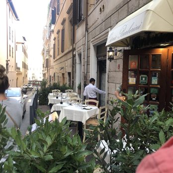 Osteria Barberini - Outdoor area where we sat - Seafood Near Me - Rome, RM Osteria Barberini - Outdoor area where we sat - Seafood Near Me - Rome, RM