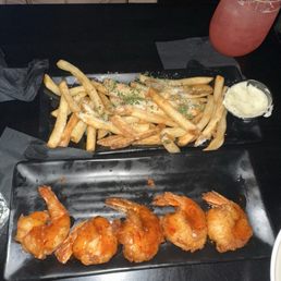 Truffle Fries and Bing Bong Shrimp