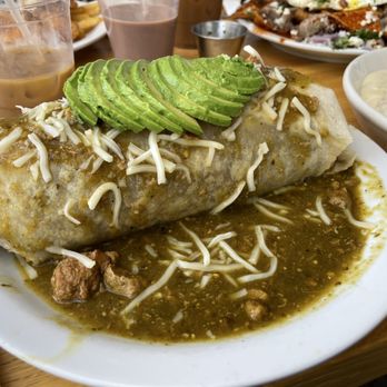 Batter Up Pancakes - Pork chili verde burrito - Pancakes Near Me - Clovis, California