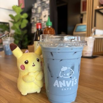 Anvi's Cafe - blue thai tea - Vietnamese Near Me - Costa Mesa, California