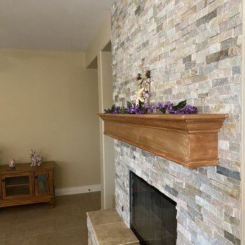 CM-Tile - Nice scribe work on mantle - Flooring Near Me - Yucaipa, California