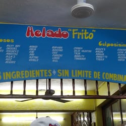 Helados Fritos - Los ingredientes...