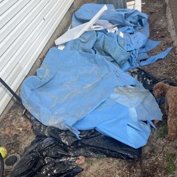 Champion Installations - They left the trash! :-/
