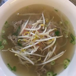 Rare beef pho