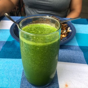 Azul - Custom juice from the chef, he came out and asked me personally what I wanted and made it. Spinach, cactus, celery! Amazing service. - Breakfast & Brunch Near Me - Puerto Vallarta, JAL Azul - Custom juice from the chef, he came out and asked me personally what I wanted and made it. Spinach, cactus, celery! Amazing service. - Breakfast & Brunch Near Me - Puerto Vallarta, JAL