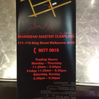 Shanghai Master Dumpling - Speisekarte mit Adresse - Chinese Near Me - Melbourne, VIC Shanghai Master Dumpling - Speisekarte mit Adresse - Chinese Near Me - Melbourne, VIC