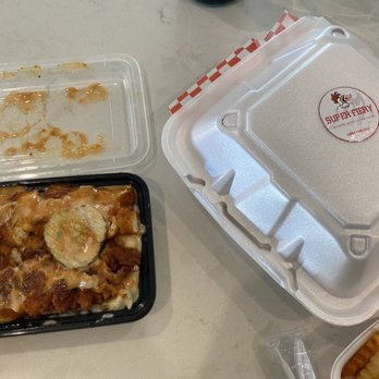 Fiery Chicken - Fiery Mac & Cheese - American Near Me - Plano, Texas Fiery Chicken - Fiery Mac & Cheese - American Near Me - Plano, Texas