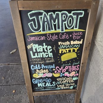 Jam Pot - Sign outside - Coffee & Tea Near Me - Waimea, Hawaii