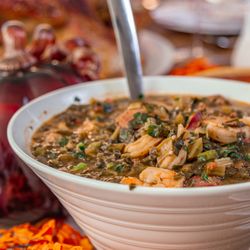 Loquacious Culinary Events - Creole Gumbo Greens!