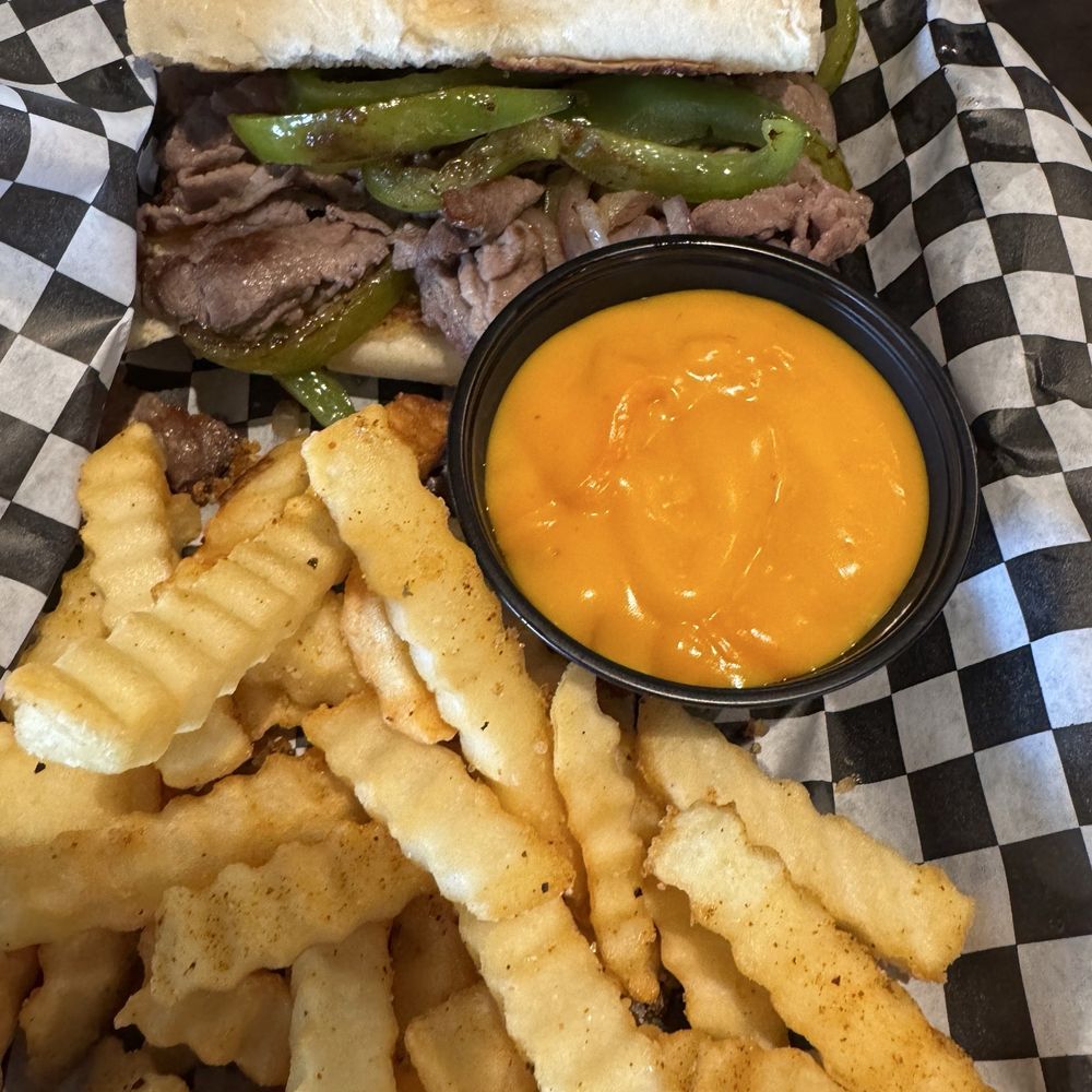 Philly cheesesteak cheese on side cause of a picky boyfriend Philly cheesesteak cheese on side cause of a picky boyfriend