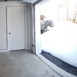 Bel Air Tremblant - Driveway with no snow plow whatsoever. Time to test out 4 wheel drive. LOL!