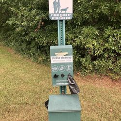Cedar Fork District Park - Dog waste stations provided at intervals.